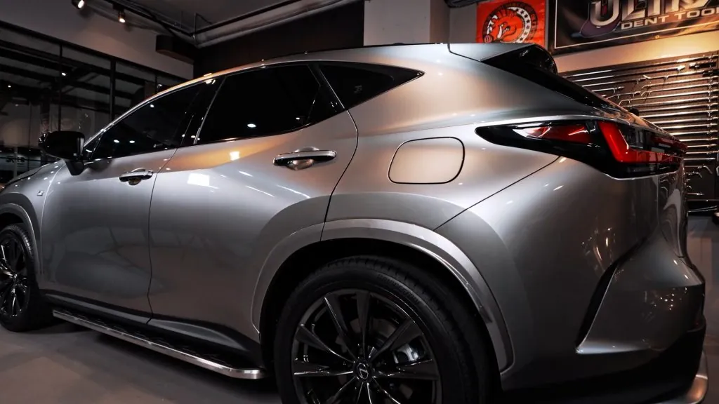 LEXUS NX350免烤漆凹痕修復的修復後