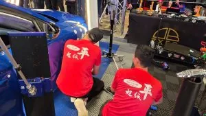 DB EXPO 2026 Tag Team雙人組比賽，修復前葉與B柱上的凹痕